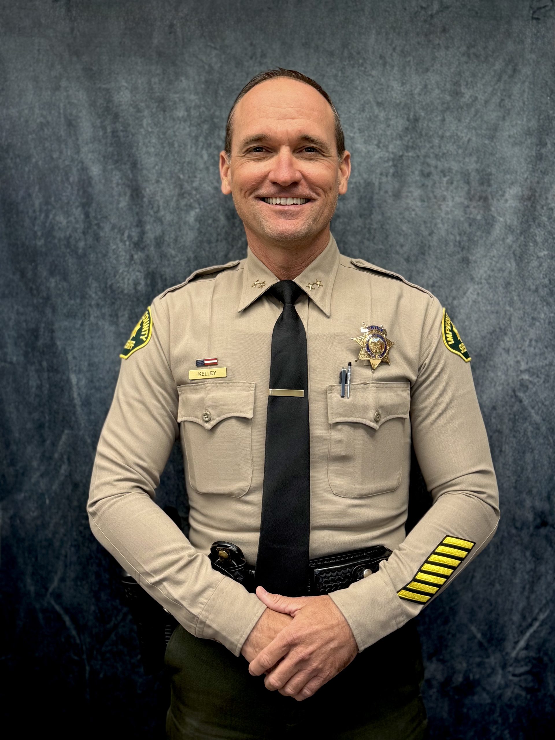Chief Deputy Ryan Kelley in formal dress uniform