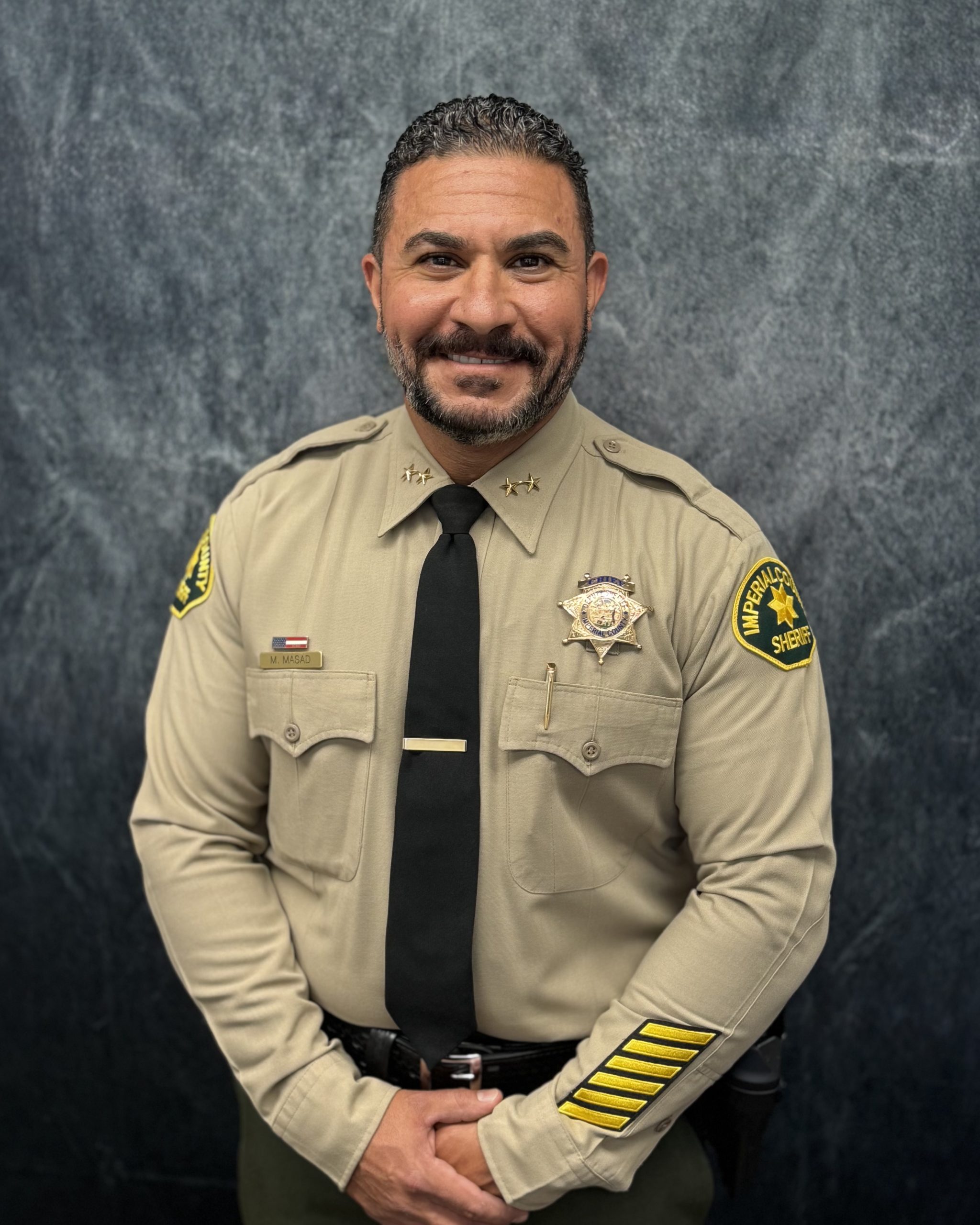 Chief Deputy Murad Masad in formal dress uniform